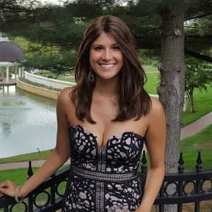 Bloomingdales Long Black Lace Dress